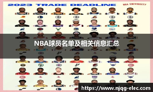 NBA球员名单及相关信息汇总